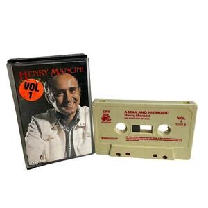 Henry Mancini A Man and His Music Vol. 1 Vintage Cassette Tape Jazz Composer